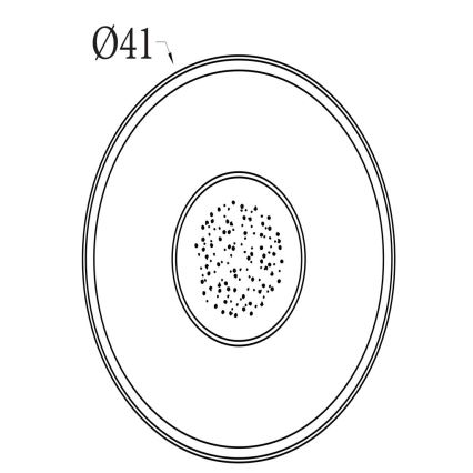Searchlight - Hämardatav LED-laevalgusti LUMADISC LED/20W/230V Ø 41 cm