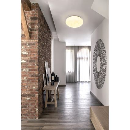 Searchlight - LED laelamp CLOUDS LED/16W/230V 2700/3200/4000K läbimõõt 30 cm valge