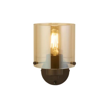 Searchlight - seinavalgusti SWEDEN 1xE27/60W/230V pruun/suitsune