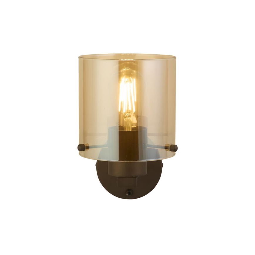Searchlight - seinavalgusti SWEDEN 1xE27/60W/230V pruun/suitsune