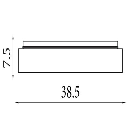Searchlight - hämardatav LED-laelamp POLKA LED/24W/230V + LED/6W Ø 38,5 cm pruun