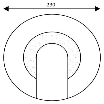Searchlight - LED-seinavalgusti TARGET LED/7W/230V must