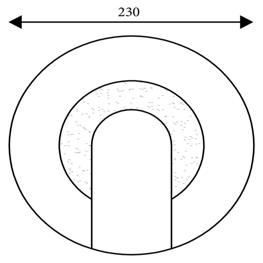 Searchlight - LED seinavalgusti TARGET LED/7W/230V kuldne