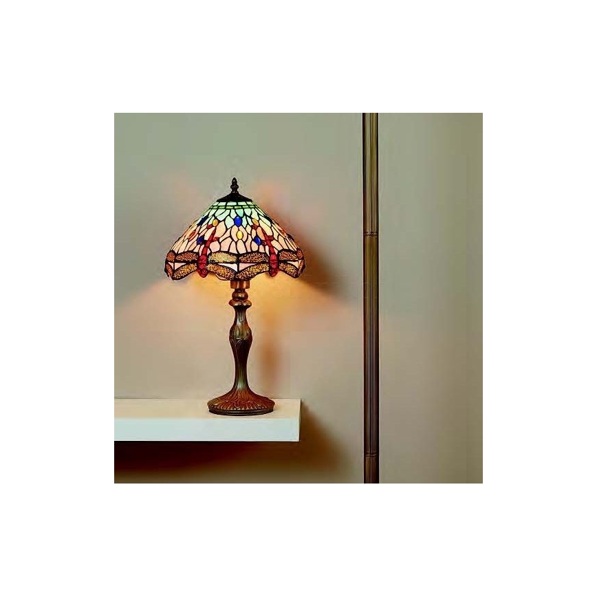 Searchlight - Tiffany laualamp KIIL 1xE27/60W/230V