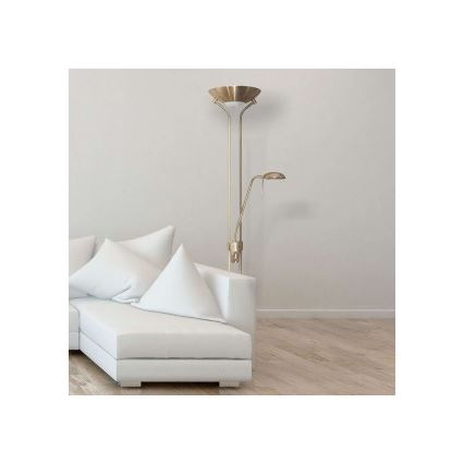 Searchlight - Hämardatav põrandalamp MOTHILD 1xR7s/14W+1xG9/8W/230V