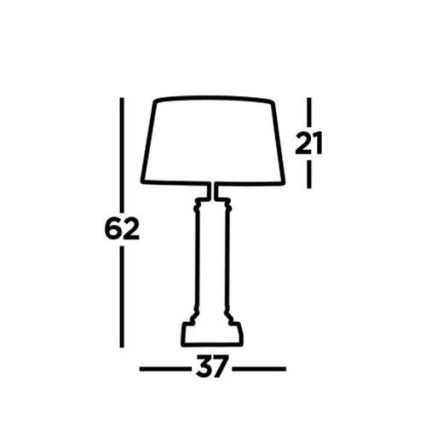 Searchlight - Laualamp PEDESTAL 1xE27/60W/230V must