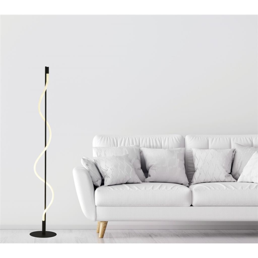 Searchlight - LED Hämardatav põrandalamp REMY LED/20W/230V must