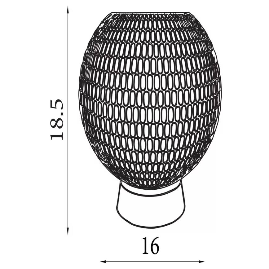 Searchlight - LED laualamp MILA LED/0,6W/3xAAA pruun