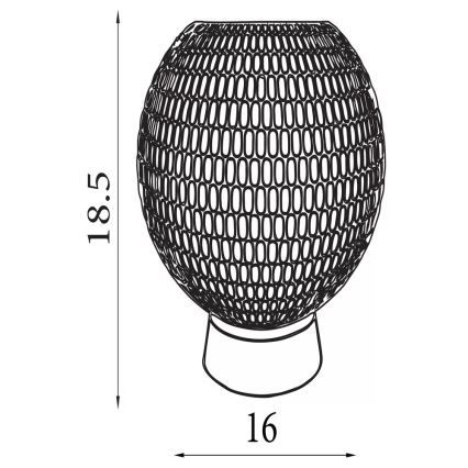Searchlight - LED laualamp MILA LED/0,6W/3xAAA roheline