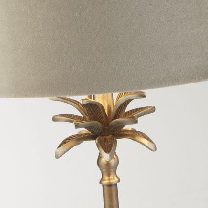 Searchlight - Laualamp PALM 1xE27/10W/230V beež/matt kroom