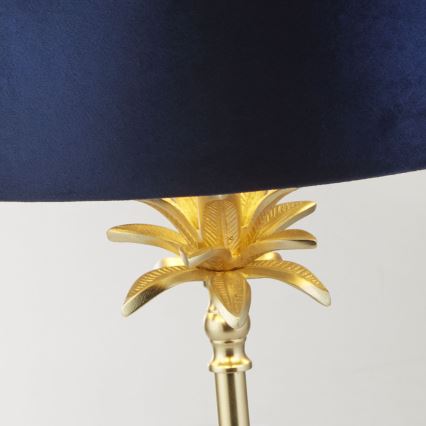 Searchlight - Laualamp PALM 1xE27/10W/230V sinine/kuldne