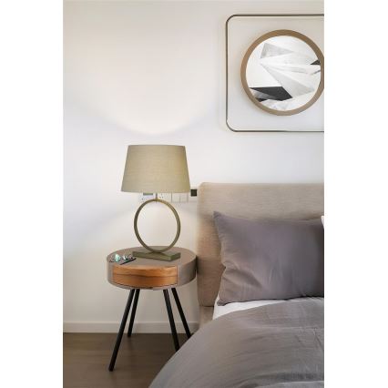 Searchlight - Laualamp ELEGANT 1xE27/60W/230V kreemjas