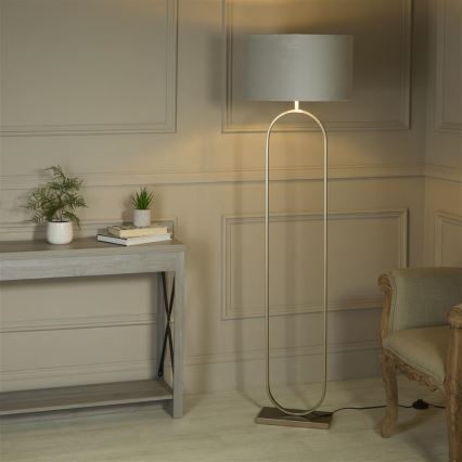 Searchlight - Põrandalamp MODISH 1xE27/60W/230V hall