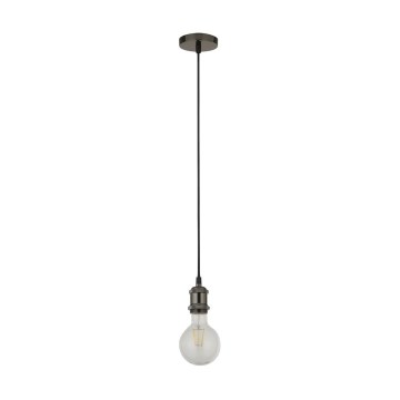 Searchlight - Kaabliga rippvalgusti SUSPENSION 1xE27/60W/230V antratsiit
