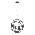 Searchlight - Ketiga rippuv lühter ORBIT 4xE14/60W/230V must