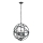 Searchlight - Ketiga rippuv lühter ORBIT 4xE14/60W/230V must