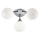 Searchlight - Laevalgusti vannituppa FLUSH 3xG9/33W/230V IP44 matt kroom