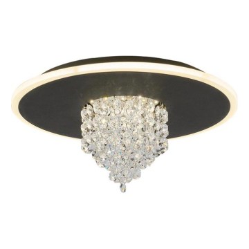 Searchlight - LED hämardatav laevalgusti DELUGE LED/20W/230V läbimõõt 31,5 cm must