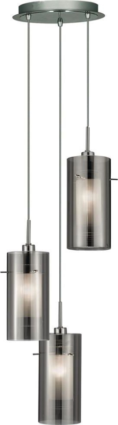 Searchlight - Lühter DUO 3xE14/60W/230V antratsiit