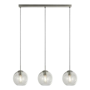 Searchlight - Lühter PENDANT 3xE27/40W/230V matt kroom