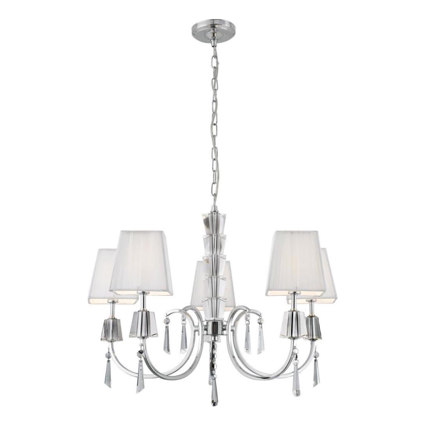 Searchlight - Lühter PORTICO 5xG9/33W/230V läikiv kroom
