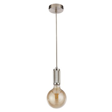 Searchlight - Rippvalgusti kaablil SUSPENSION 1xE27/60W/230V hõbedane