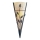 Searchlight - Seinavalgusti WALL 1xR7s/80W/230V messing