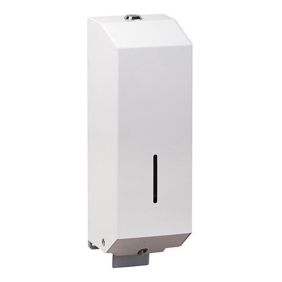 Seebiannustaja 10x32 cm roostevaba teras/valge