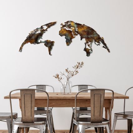 Seinakaunistus 2 tk 150x59 cm planeet metall