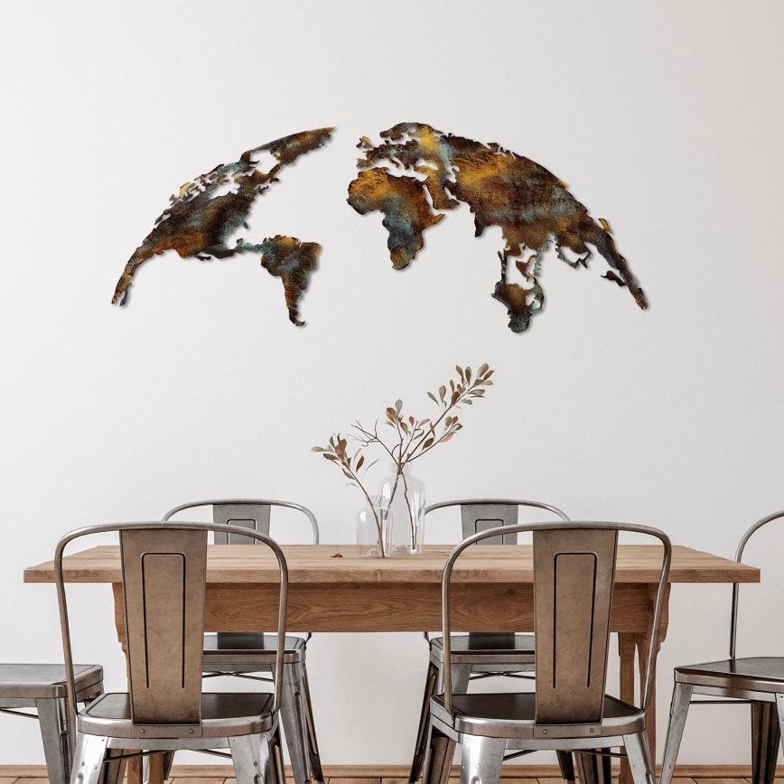 Seinakaunistus 2 tk 150x59 cm planeet metall