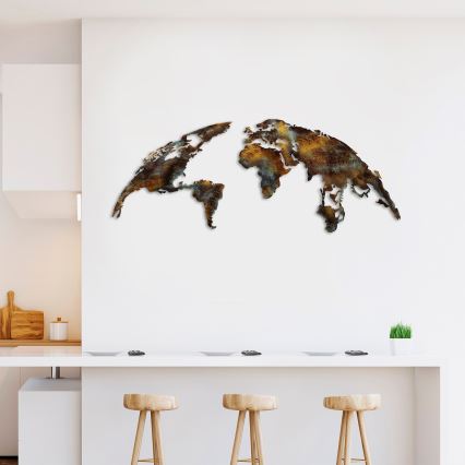 Seinakaunistus 2 tk 150x59 cm planeet metall