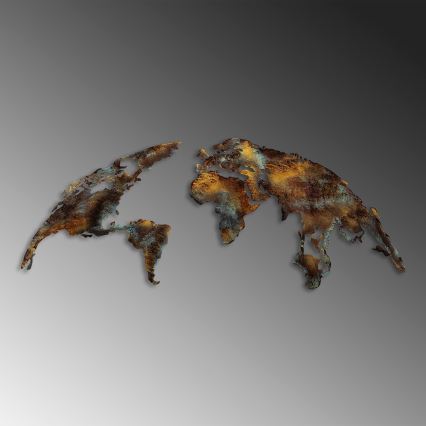 Seinakaunistus 2 tk 150x59 cm planeet metall
