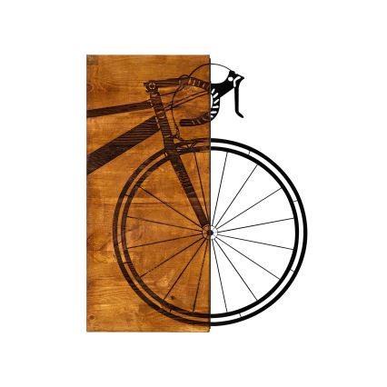 Seinakaunistus 45x58 cm bike puit/metall