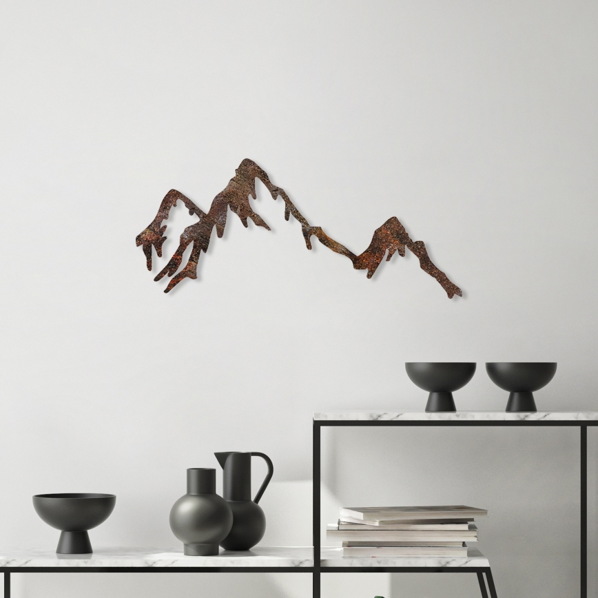 Seinakaunistus 45x70 cm mäed metall