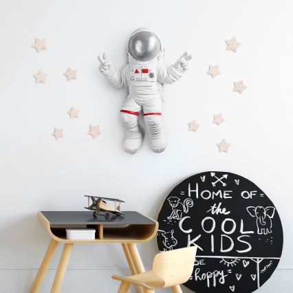 Seinakaunistus 47x35 cm astronaut hõbedane