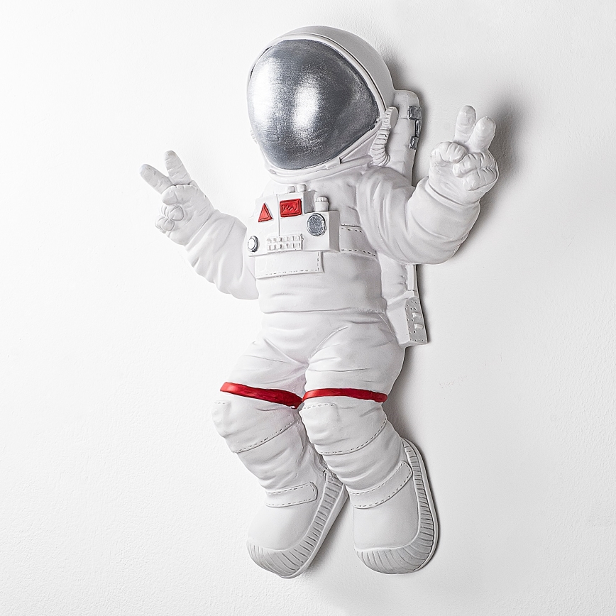 Seinakaunistus 47x35 cm astronaut hõbedane