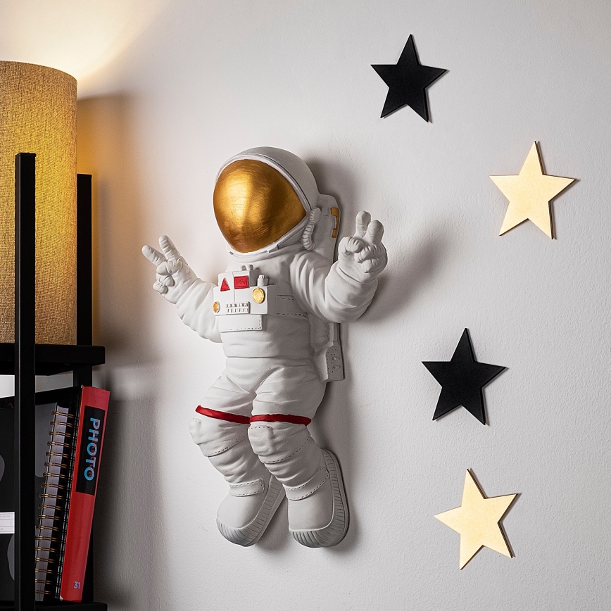 Seinakaunistus 47x35 cm astronaut kuldne