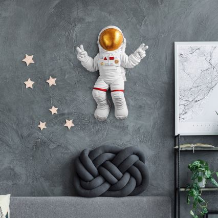 Seinakaunistus 47x35 cm astronaut kuldne