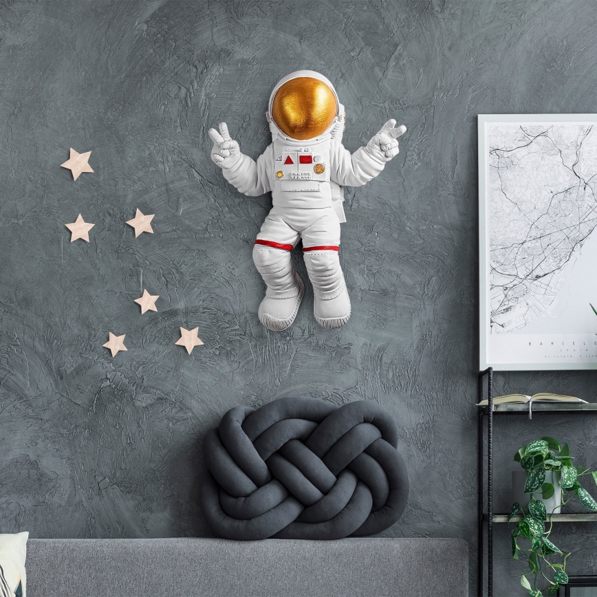 Seinakaunistus 47x35 cm astronaut kuldne