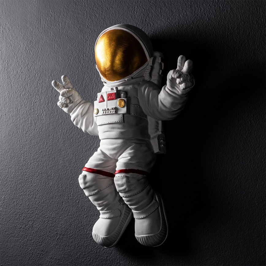 Seinakaunistus 47x35 cm astronaut kuldne