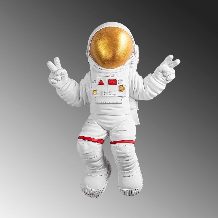 Seinakaunistus 47x35 cm astronaut kuldne