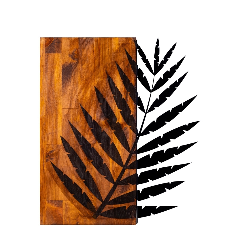 Seinakaunistus 58x50 cm leht puit/metall
