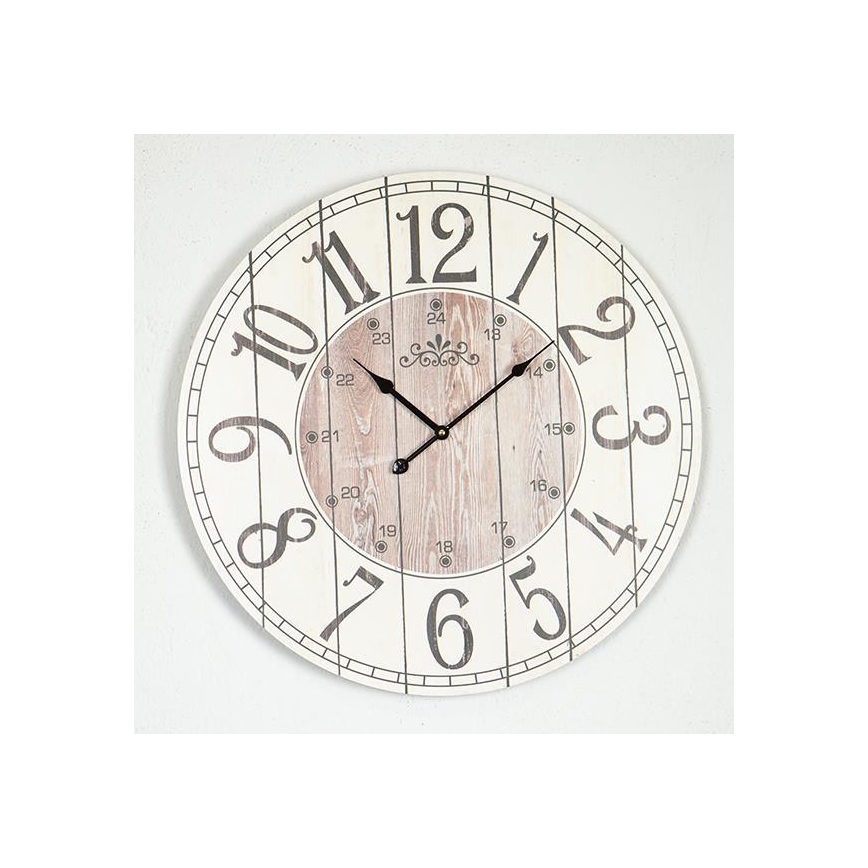 Seinakell 1xAA läbimõõt 58,2 cm valge/beež