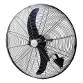 Seinakinnitusega ventilaator 180W/230V läbimõõt 66 cm must + kaugjuhtimispult