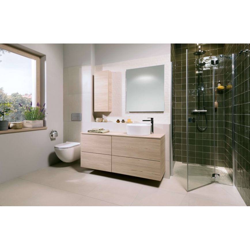 Seinale paigaldatav WC-pott MIO Vortex + WC-poti kaas SoftClose MIO + loputusnupp DUAL + peidetud paigaldusmoodul + isolatsioonipadi