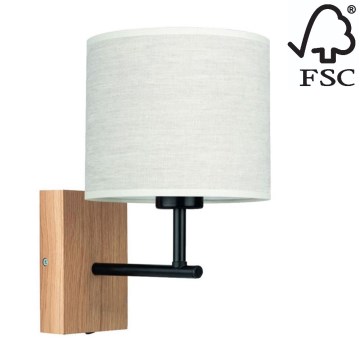 Seinalamp BOHO 1xE27/25W/230V tamm – FSC sertifitseeritud