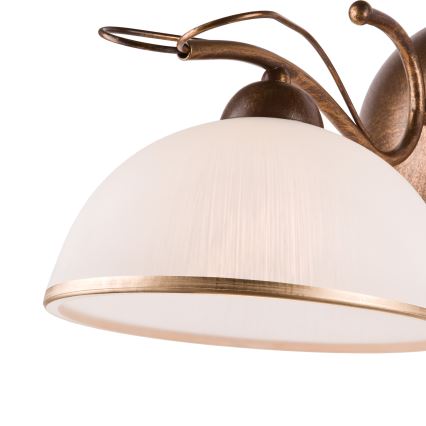 Seinalamp COBRA 1xE27/60W/230V pronks/patina