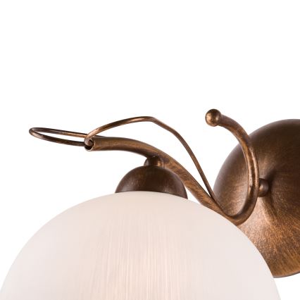 Seinalamp COBRA 1xE27/60W/230V pronks/patina