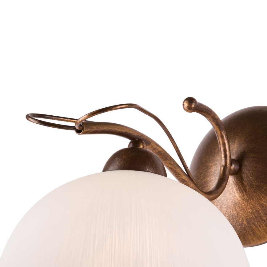 Seinalamp COBRA 1xE27/60W/230V pronks/patina