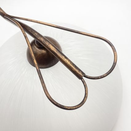 Seinalamp COBRA 1xE27/60W/230V pronks/patina